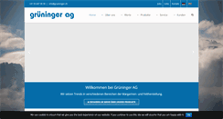 Desktop Screenshot of grueninger.ch