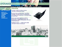 Tablet Screenshot of grueninger.com